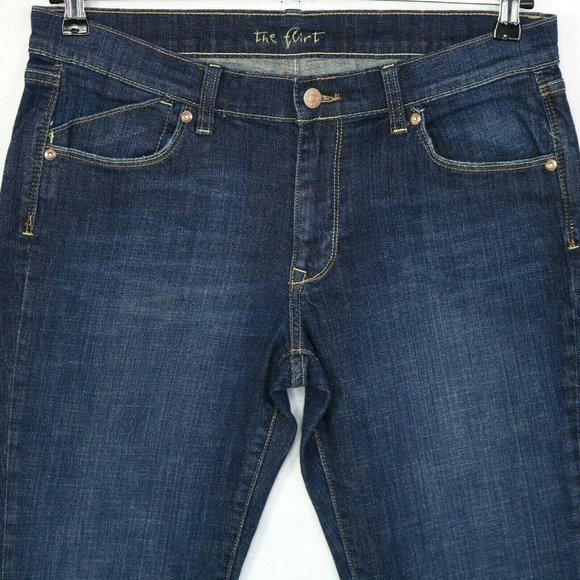 Old Navy‎ The Flirt Bootcut Jeans Dark Stretch 12 x 31 - Picture 5 of 9